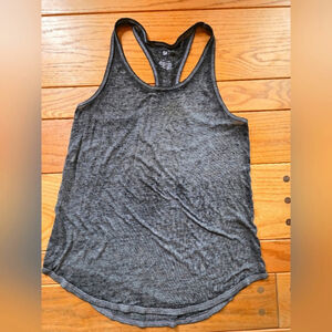 SO Gray and Black Sleeveless Tank Top